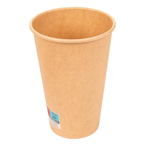 1000 Stück - Heißgetränke 1 Wand 480 ml 300 + 18 Pe G/M2 Ø9/6 x 13,2 cm braun Pappe 1000 Stück - Heißgetränke 1 Wand 480 ml 300 + 18 Pe G/M2 Ø9/6 x 13,2 cm braun Pappe von García de Pou