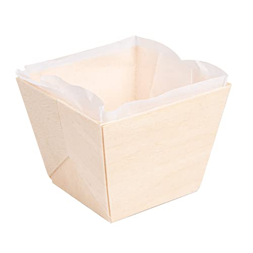 25 Stück - Holzstäbchen + Silikonformen, 7 x 7 x 5,5 cm, natürliches Holz 25 Stück - Holzstäbchen + Silikonformen, 7 x 7 x 5,5 cm, natürliches Holz von García de Pou