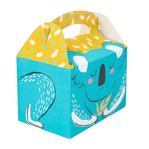 García de Pou - 50 Stück - Menüboxen für Kinder, Koala, 320 g/m², 15,5 x 10,5 x 17,5 cm, Vierfarb-Karton von García de Pou