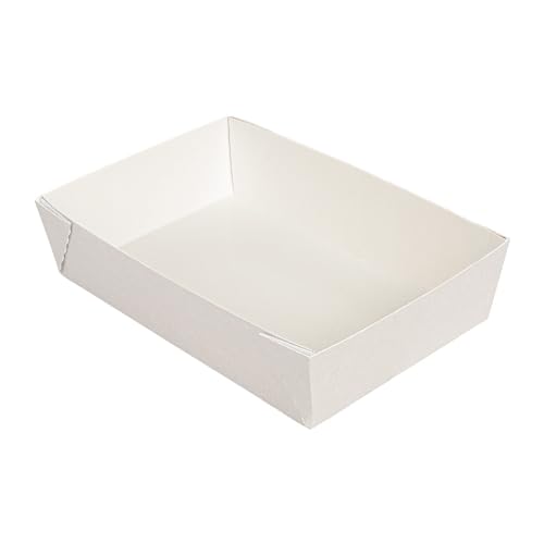 50 Stück – Boxen 'Thepack' 230 + 12 Pp G/M2, 22 x 15 x 5 cm, Weiß, Nano-Mikro-Wellpappe von Garcia de Pou