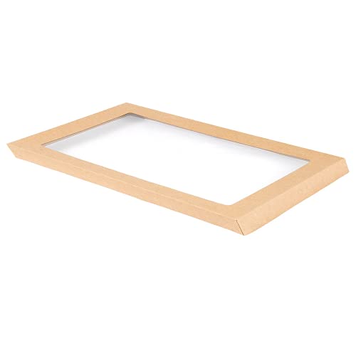 50 Stück - Deckel für Boxen 253.16 300 g/m2 + Pet 56,4 x 25,5 x 3 cm Natural Kraft von Garcia de Pou