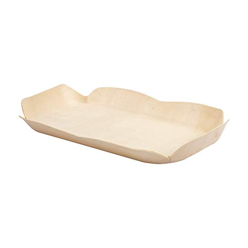 50 Stück - Rechteckige Holzschalen 'Wood' 16,5 x 11 x 2 cm Natur Holz 50 Stück - Rechteckige Holzschalen 'Wood' 16,5 x 11 x 2 cm Natur Holz von García de Pou