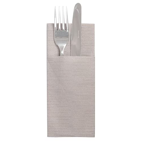 50 Stück Servietten Känguru 'Like Linen' 70 g/m2 33 x 40 cm Schokolade Spitze 50 Stück Servietten Känguru 'Like Linen' 70 g/m2 33 x 40 cm Schokolade Spitze von García de Pou