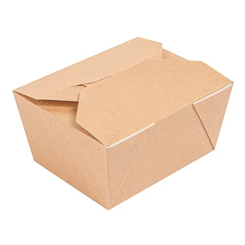 500 Stück - Amerikanische Mikro-Boxen"Thepack" 780 ml 220 + 12 Pp G/M2 11,3 x 9 x 6,3 cm Natur-Wellpappe Nano-Micro von García de Pou