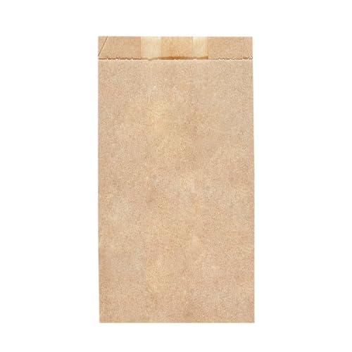 500 Stück Croissants Beutel 32 G/M2 12+5 x 22 cm Natur Kraft von Garcia de Pou