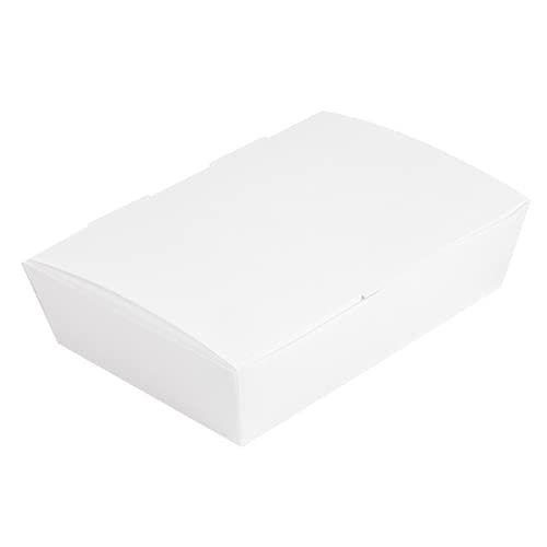 60 Stück - Boxen "Lunch Box" Deckel 'Thepack' 230 g/m2, 20 x 14 x 5 cm, Weiß, Nano-Micro von Garcia de Pou