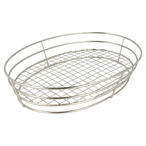 Basket Oval 28X20,5X5,7 Cm Silberfarben Rostfrei - 1 Un. Basket Oval 28X20,5X5,7 Cm Silberfarben Rostfrei - 1 Un. von García de Pou