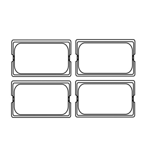Deckel 1/4 Für - Code 181.73 26,5X16 Cm Silberfarben Rostfrei - 24 Un. von García de Pou