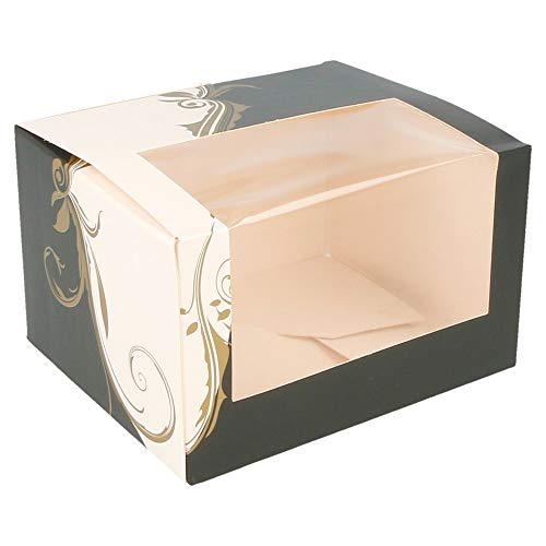 García-Pou 204.74 Konditorei Boxen mit Fenster, 275 g/m2, 11 x 13 x 8 cm, Set von 50, weiß García-Pou 204.74 Konditorei Boxen mit Fenster, 275 g/m2, 11 x 13 x 8 cm, Set von 50, weiß von García de Pou