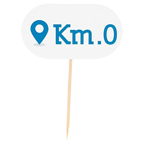 Garcia de Pou 222.58 Marker "Km 0", 8 cm, Weiß, Karton, 100 Stück Garcia de Pou 222.58 Marker "Km 0", 8 cm, Weiß, Karton, 100 Stück von García de Pou