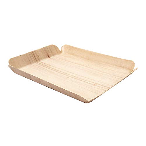 50 Stück - Rechteckige Düsen 'Wood' 15 x 11,5 x 1,5 cm, Naturholz 50 Stück - Rechteckige Düsen 'Wood' 15 x 11,5 x 1,5 cm, Naturholz von García de Pou