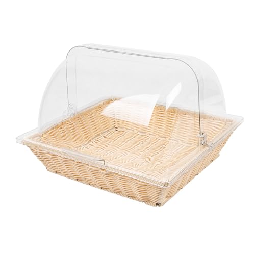 Korb Weidenimitat Mit Aufsatz 36X33,5X27,5 Cm Beige Pp - 1 Un. von García de Pou