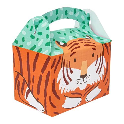 García de Pou - 50 Stück - Menüboxen für Kinder, Tigre, 320 g/m², 15,5 x 10,5 x 17,5 cm, Vierfarb-Karton García de Pou - 50 Stück - Menüboxen für Kinder, Tigre, 320 g/m², 15,5 x 10,5 x 17,5 cm, Vierfarb-Karton von García de Pou