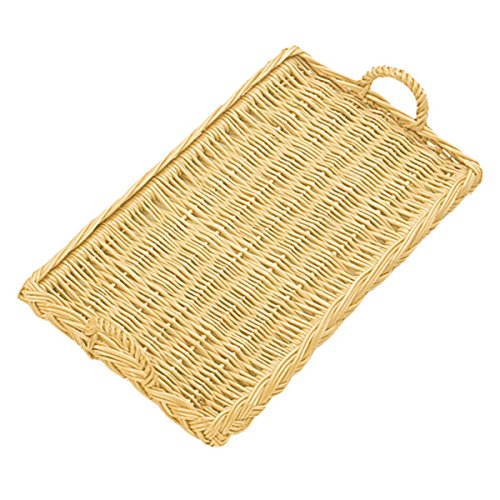 Rechteckiges Tablett Imitation Korbgeflecht Für Käse 52,5X30X3 Cm Natur Pp - 24 Un. Rechteckiges Tablett Imitation Korbgeflecht Für Käse 52,5X30X3 Cm Natur Pp - 24 Un. von García de Pou
