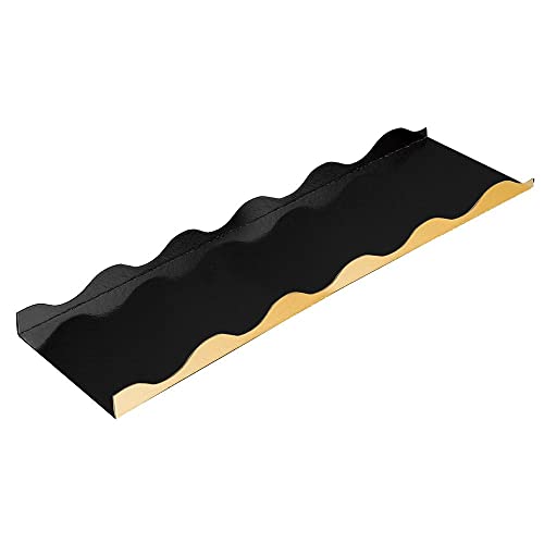 Unterlage Für Ärme 30X10+2+2 Cm Gold/Schwarz Karton - 50 Un. von García de Pou