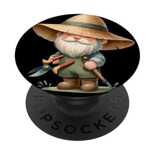 Cute Gardening Gnome Grandpa Graphic For Garden Lover PopSockets Klebender PopGrip Cute Gardening Gnome Grandpa Graphic For Garden Lover PopSockets Klebender PopGrip von Garden Lover Gifts For Gardener Who Love Gardening