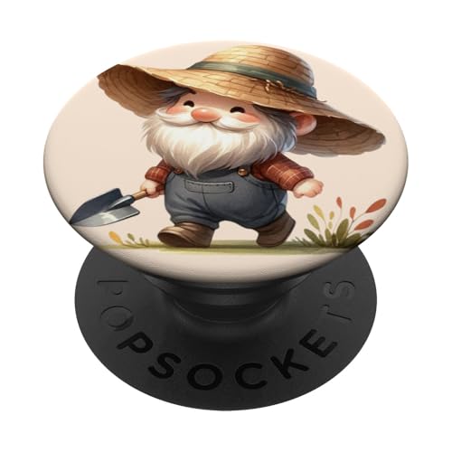 Cute Spring Gnome Dad For Grandpa Life And Garden Lover PopSockets Klebender PopGrip Cute Spring Gnome Dad For Grandpa Life And Garden Lover PopSockets Klebender PopGrip von Garden Lover Gifts For Gardener Who Love Gardening
