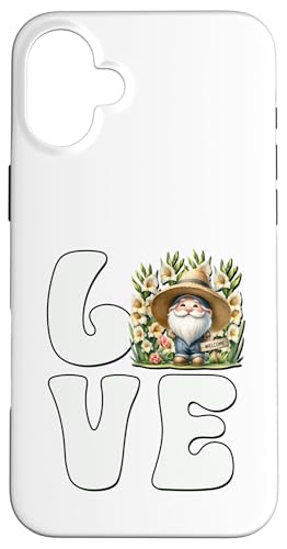 Cute Spring Gnome Love Gardening Must Haves For Garden Lover Hülle für iPhone 16 Plus Cute Spring Gnome Love Gardening Must Haves For Garden Lover Hülle für iPhone 16 Plus von Garden Lover Gifts For Gardener Who Love Gardening