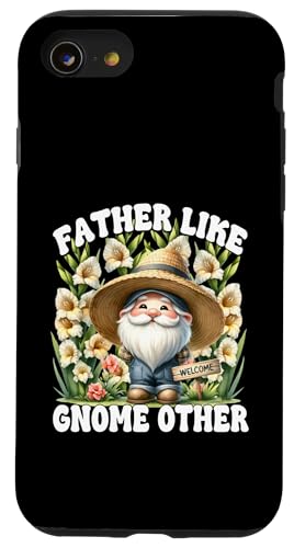 Funny Fathers Day Gnome Themed Pun Gardener Graphic For Dad Hülle für iPhone SE (2020) / 7 / 8 von Garden Lover Gifts For Gardener Who Love Gardening
