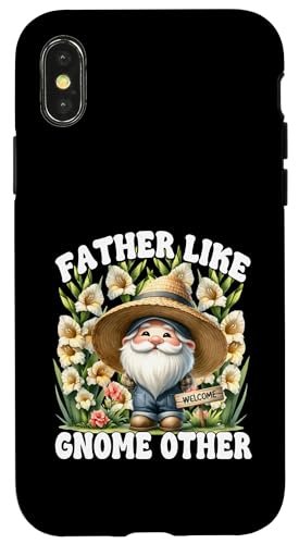 Funny Fathers Day Gnome Themed Pun Gardener Graphic For Dad Hülle für iPhone X/XS Funny Fathers Day Gnome Themed Pun Gardener Graphic For Dad Hülle für iPhone X/XS von Garden Lover Gifts For Gardener Who Love Gardening
