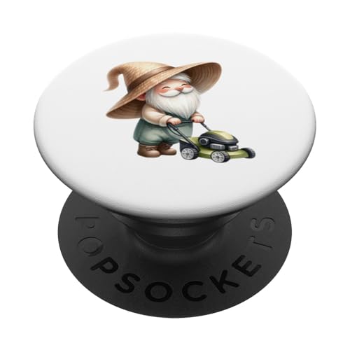Funny Lawn Mower Grandpa Gnome Themed Graphic For Gardeners PopSockets Klebender PopGrip Funny Lawn Mower Grandpa Gnome Themed Graphic For Gardeners PopSockets Klebender PopGrip von Garden Lover Gifts For Gardener Who Love Gardening