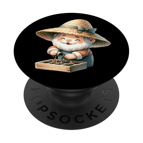 Gardener Gnome Grandpa Love Gardening & Sowing Funny Spring PopSockets Klebender PopGrip Gardener Gnome Grandpa Love Gardening & Sowing Funny Spring PopSockets Klebender PopGrip von Garden Lover Gifts For Gardener Who Love Gardening