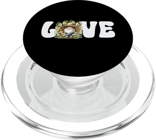 Gardening Gnome Love Lily Flowers For Women Funny Gardener PopSockets PopGrip für MagSafe von Garden Lover Gifts For Gardener Who Love Gardening