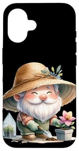 Happy Gardening Gnome Grandpa For Gardeners And Garden Lover Hülle für iPhone 16 Happy Gardening Gnome Grandpa For Gardeners And Garden Lover Hülle für iPhone 16 von Garden Lover Gifts For Gardener Who Love Gardening