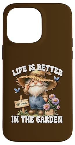 Life Is Better In The Garden Gnome Graphic Funny Gardener Hülle für iPhone 14 Pro Max Life Is Better In The Garden Gnome Graphic Funny Gardener Hülle für iPhone 14 Pro Max von Garden Lover Gifts For Gardener Who Love Gardening