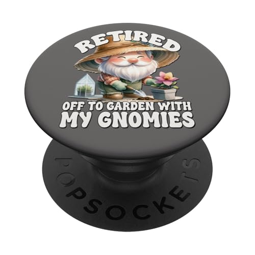 Retired Garden Lover Gnome Dad Funny Saying For Retirement PopSockets Klebender PopGrip Retired Garden Lover Gnome Dad Funny Saying For Retirement PopSockets Klebender PopGrip von Garden Lover Gifts For Gardener Who Love Gardening