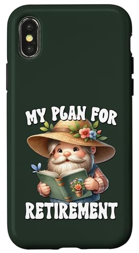Retired Gnome Dad With Gardening Book Funny Retirement Plan Hülle für iPhone X/XS Retired Gnome Dad With Gardening Book Funny Retirement Plan Hülle für iPhone X/XS von Garden Lover Gifts For Gardener Who Love Gardening