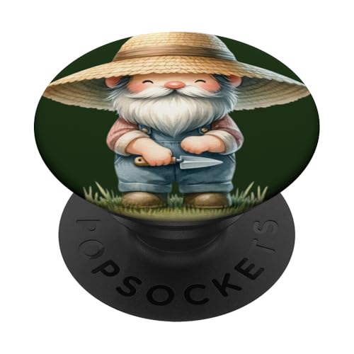 Spring Gnome For Garden Lover Mom And Dad Happy Gardening PopSockets Klebender PopGrip Spring Gnome For Garden Lover Mom And Dad Happy Gardening PopSockets Klebender PopGrip von Garden Lover Gifts For Gardener Who Love Gardening