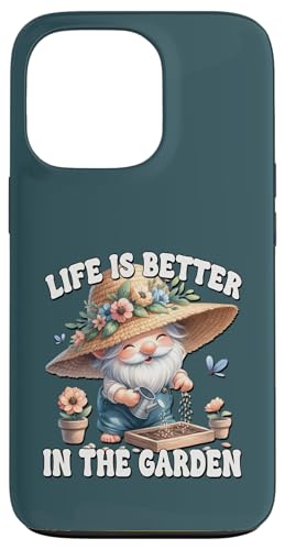 Spring Gnome Life Is Better In The Garden Happy Gardening Hülle für iPhone 13 Pro Spring Gnome Life Is Better In The Garden Happy Gardening Hülle für iPhone 13 Pro von Garden Lover Gifts For Gardener Who Love Gardening