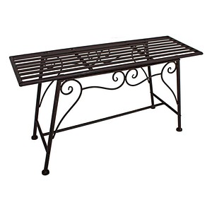 Garden Pleasure Gartenbank Lorin 950391 braun Metall 83,0 cm von Garden Pleasure