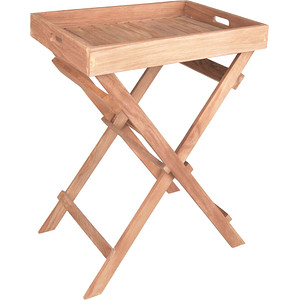 Garden Pleasure Gartentisch BACAN braun rechteckig 39,0 x 29,0 x 50,0 cm von Garden Pleasure