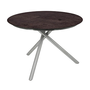 Garden Pleasure Gartentisch SOPHIA pfefferschwarz rund 110 x 110 x 75,0 cm von Garden Pleasure