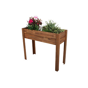 Garden Pleasure Hochbeet AZALEA Holz braun rechteckig 100,0 x 84,0 cm von Garden Pleasure