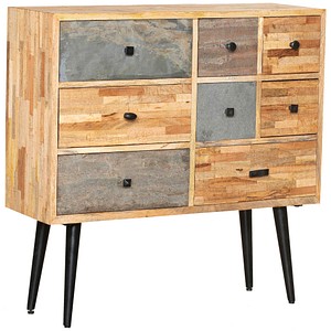 Garden Pleasure Kommode YAMUNA, 304063 braun 92,0 x 31,0 x 90,5 cm von Garden Pleasure
