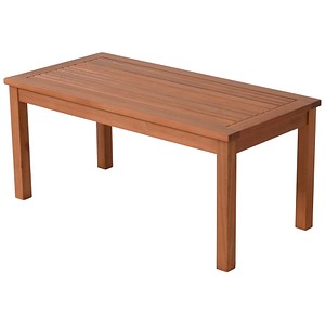 Garden Pleasure LANSING Beistelltisch Eukalyptus eukalyptus 90,0 x 44,0 x 40,7 cm von Garden Pleasure