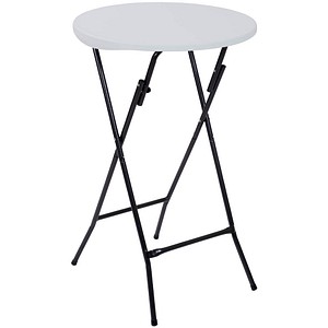 Garden Pleasure MUFARO Stehtisch Kunststoff weiß 60,0 x 60,0 x 107,0 cm von Garden Pleasure
