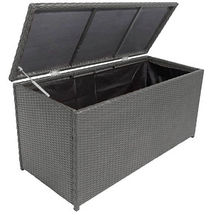 Garden Pleasure Patras Auflagenbox 300,0 l grau 120,0 x 50,0 x 60,0 cm von Garden Pleasure