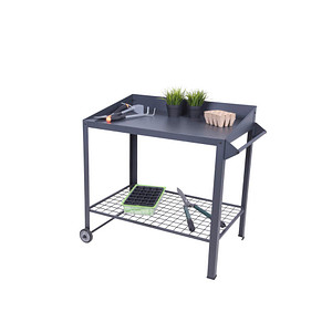 Garden Pleasure Pflanztisch DIANA anthrazit 90,0 x 55,0 x 90,0 cm von Garden Pleasure