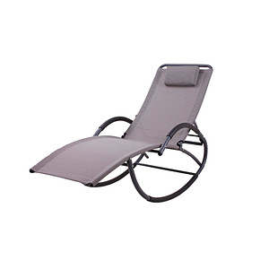 Garden Pleasure Schaukelliege SIROS anthrazit Stahl von Garden Pleasure