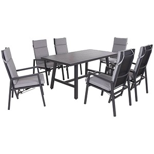 Garden Pleasure Sitzgruppe DENIA /SINTRA, anthrazit Metall, 7-teilig Garden Pleasure Sitzgruppe DENIA /SINTRA, anthrazit Metall, 7-teilig von Garden Pleasure