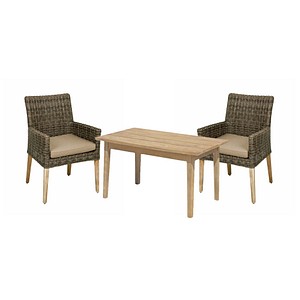 Garden Pleasure Sitzgruppe NORVELL/PUEBLO braun, natur Holz, 3-teilig Garden Pleasure Sitzgruppe NORVELL/PUEBLO braun, natur Holz, 3-teilig von Garden Pleasure