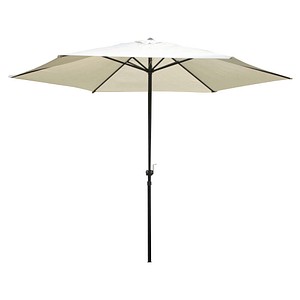 Garden Pleasure Sonnenschirm Garden Pleasure sechseckig, creme Ø 300,0 cm von Garden Pleasure