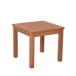 Garden Pleasure TUCSON Beistelltisch Eukalyptus wenge 44,0 x 44,0 x 40,0 cm von Garden Pleasure