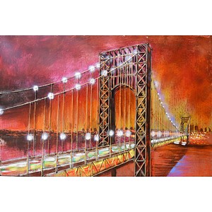 Garden Pleasure Wandbild 3D Brücke, Metall Garden Pleasure Wandbild 3D Brücke, Metall von Garden Pleasure