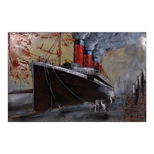 Garden Pleasure Wandbild 3D Schiff, Metall Garden Pleasure Wandbild 3D Schiff, Metall von Garden Pleasure