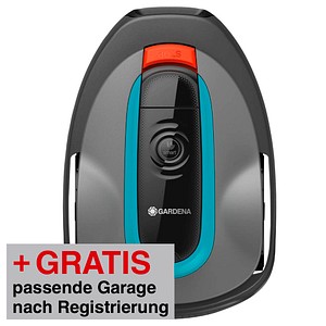 AKTION: GARDENA smart SILENO city Set Mähroboter für bis zu 600 m², mit 1 Akku mit Prämie nach Registrierung von Gardena